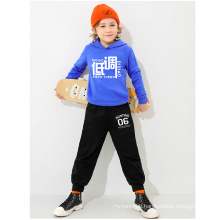 High Quality Spring 100% Cotton Outdoor Exercise Soft Kids Hoodies Suit